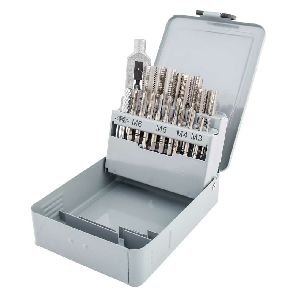 Изображение товара Набор ручных метчиков NORGAU M3-M12, 22 предмета, HSS