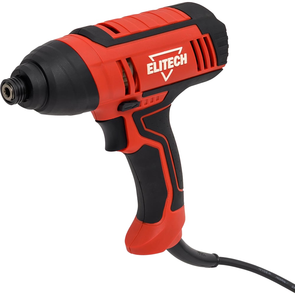 Изображение товара Ударный винтоверт Elitech ВУ 250РЭ E2201. 014. 00 - мощный сетевой полупрофессиональный инструмент