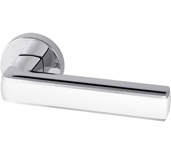 Изображение товара Раздельная ручка ARMADILLO CUBE URB3 CP/White-14 хром/белый 35649