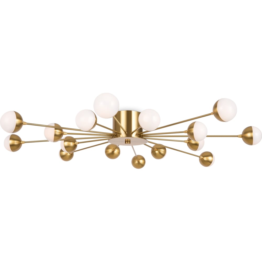 Изображение товара Потолочный светильник Freya Celebrity 16 ламп G4 латунь FR5242CL-16BS