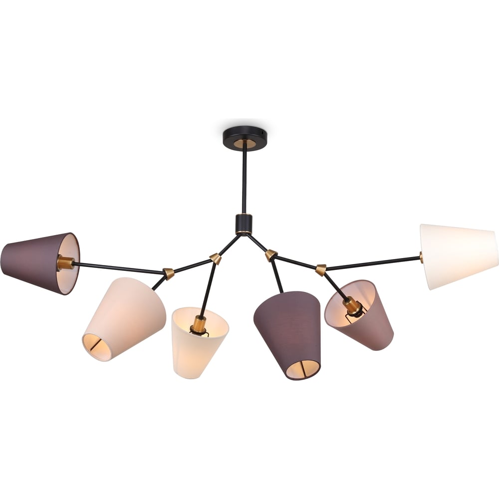 Изображение товара Потолочный светильник Freya hats 6хe14x40w металл черный FR5370CL-06B