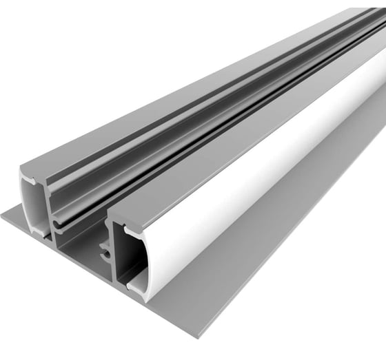 Изображение товара Комплект алюминиевого профиля LEDCRAFT с экраном и заглушками LC-LPN4916M16-3 1627000089