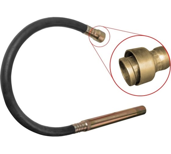 Изображение товара Вал гибкий CV 1512 3 м, в сборе, с вибронаконечником, 35 мм, для вибратора WORTEX VR305000013