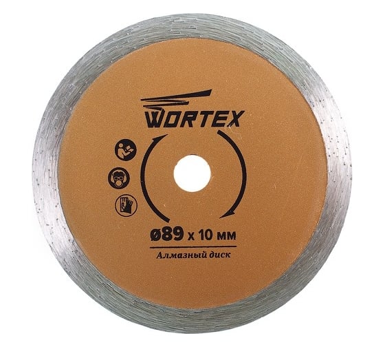 Изображение товара Диск пильный по керамике HS S100 T 89x10 мм, в блистере WORTEX HSS100T00026