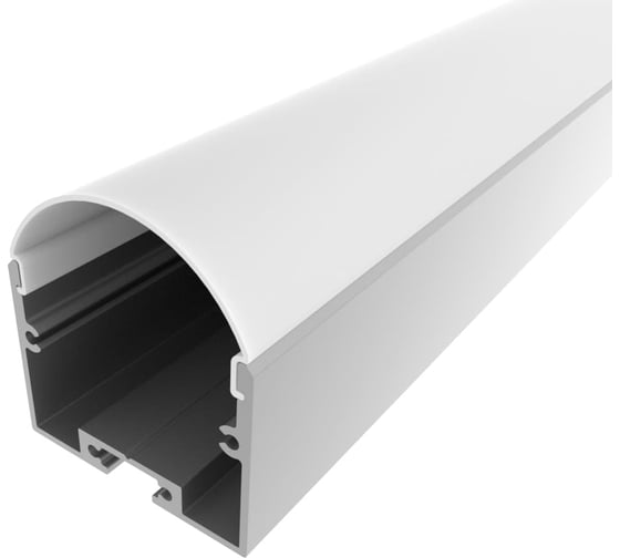 Изображение товара Комплект алюминиевого профиля LEDCRAFT с экраном и заглушками LC-LP2534M36R-3 1627000073