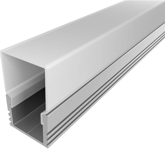 Изображение товара Комплект алюминиевого профиля LEDCRAFT с экраном и заглушками LC-LP1216M1716-3 1627000011