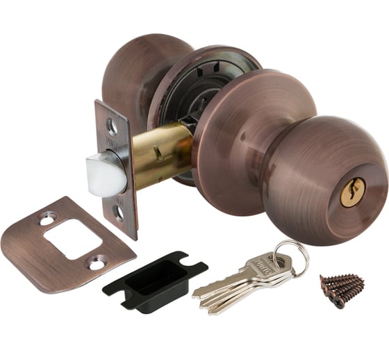 Изображение товара Ручка защелка PUNTO 6072 AC-E кл./фик. медь 25211