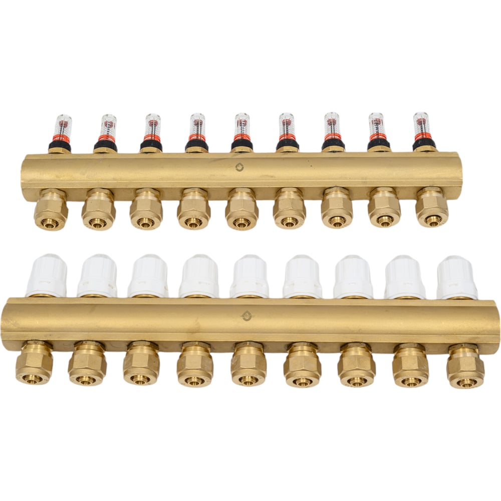 Изображение товара Коллекторная группа AV Engineering AVE777 9 выходов латунь монтаж