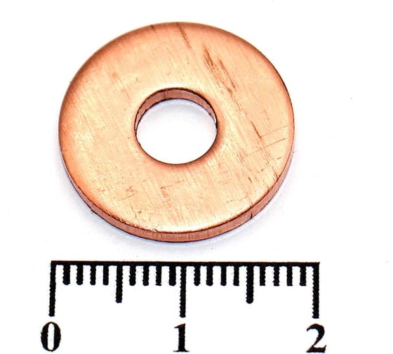 Изображение товара Медная шайба HIMPT 10 шт, 6x18x2.0 00-00017207