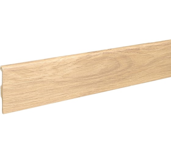 Изображение товара Плинтус Bonkeel Top HDPS Дуб Бежевый, 2000x80x14 мм 585418