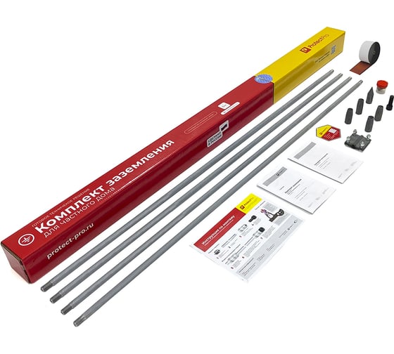 Изображение товара Комплект заземления Protectpro оцинкованная сталь (16мм), 6м 3006Zn