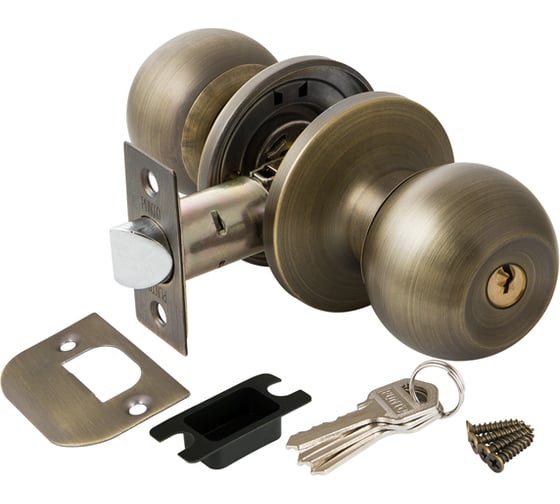 Изображение товара Ручка защелка PUNTO 6072 MAB-E кл./фик. мат. бронза 34229