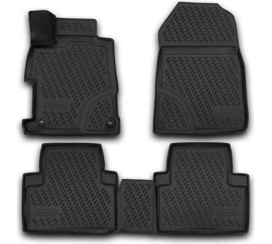 Изображение товара Коврики в салон Element HONDA Civic 4D, 01/2012-н.в., седан., 3D, 4 шт., CARHND00011