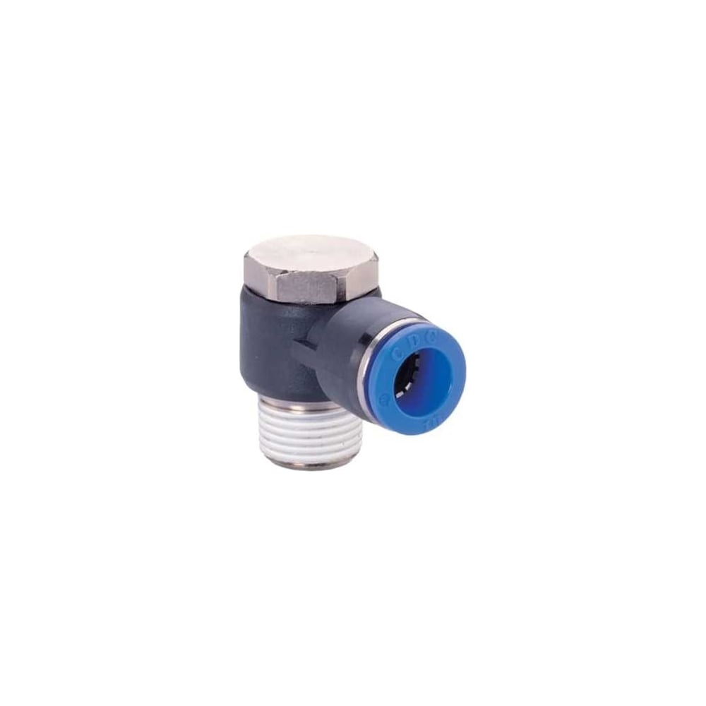 Изображение товара Фитинг цанговый угловой CDC Pneumatics PH 1003 3/8М-10 мм для пневмосистем