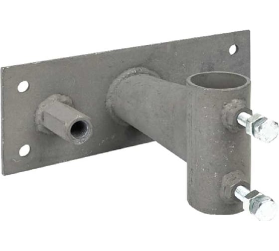 Изображение товара Держатель молниеприёмной мачты на стене ф40мм, L=100мм, оцинк Protectpro 2107