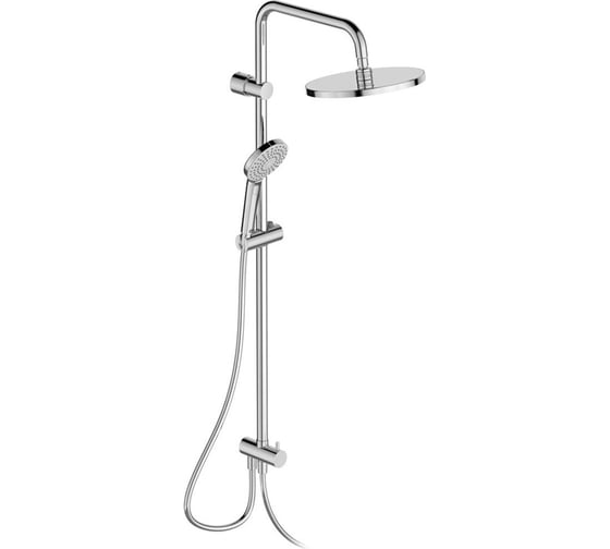 Изображение товара Система душевая Ideal Standard серия IDEALRAIN ECO EVO без смесителя, верхний душ, шланг и лейка A6943AA