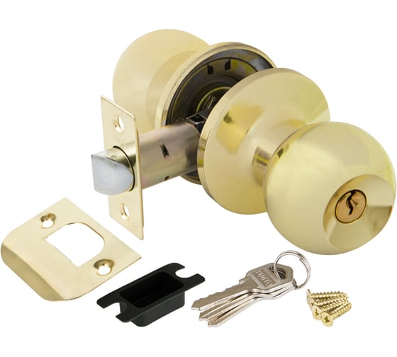 Изображение товара Ручка защелка PUNTO 6072 PB-E кл./фик. золото 25223