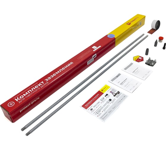 Изображение товара Комплект заземления Protectpro оцинкованная сталь (16мм), 3м 3003Zn