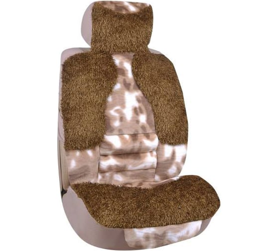 Изображение товара Чехлы на сиденья SKYWAY меховые, искусственный мутон, 5 предметов S03001045