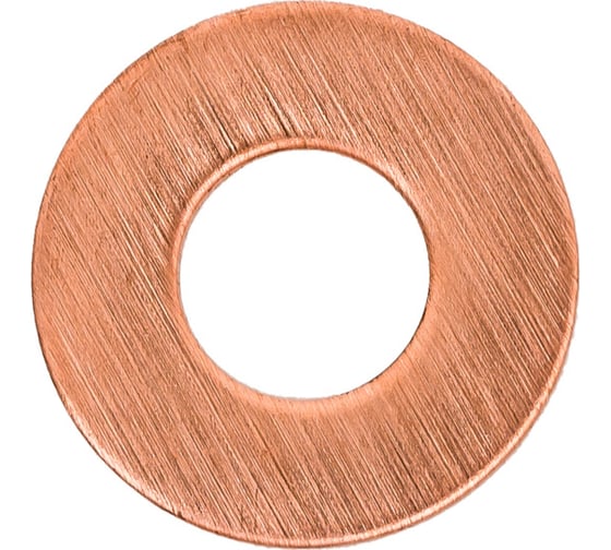 Изображение товара Медная шайба HIMPT 10 шт, 8x18x0.5 00-00017485