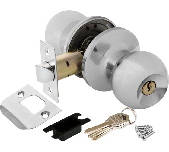 Изображение товара Ручка защелка PUNTO 6072 CP-E кл./фик. хром 25217