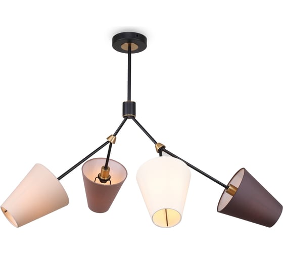 Изображение товара Потолочный светильник Freya hats 4хe14x40w металл черный FR5370CL-04B
