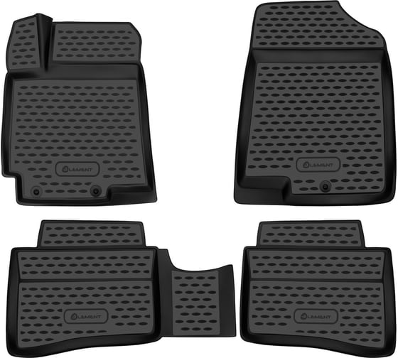 Изображение товара Коврики в салон Element Hyundai Solaris, 2014-2016, седан, 3D, 4 шт. FORMAT.3D.20.59.210