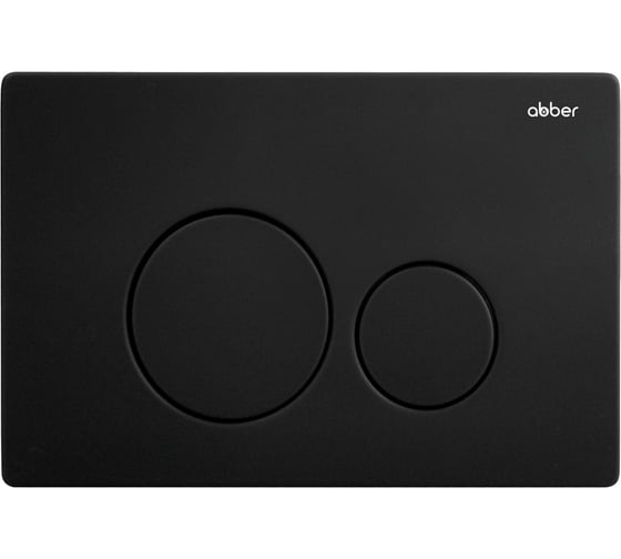 Изображение товара Кнопка смыва ABBER черная матовая AC0121MB