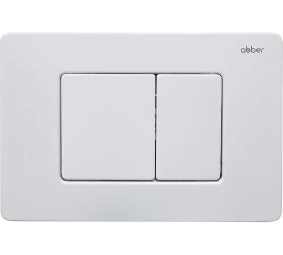 Изображение товара Кнопка смыва ABBER белая матовая AC0120MW