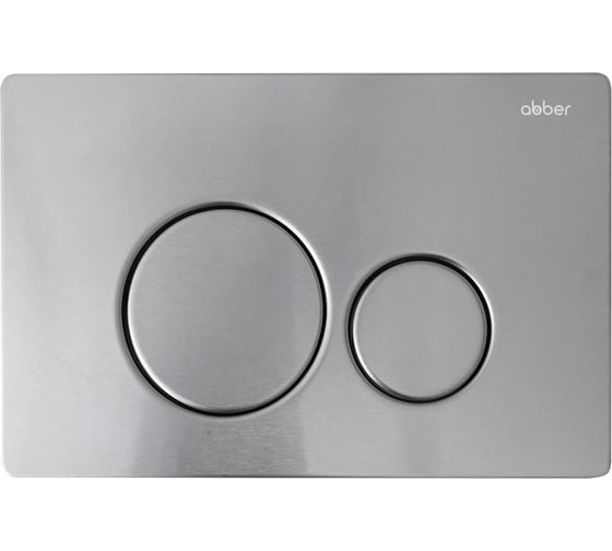 Изображение товара Кнопка смыва ABBER матовый хром AC0121MCH