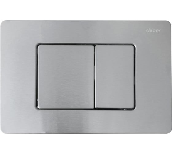 Изображение товара Кнопка смыва ABBER матовый хром AC0120MCH