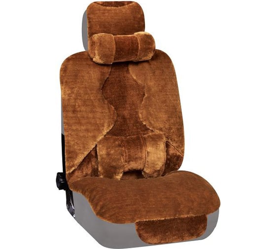 Изображение товара Чехлы на сиденья SKYWAY меховые, искусственный мутон, 5 предметов S03001070