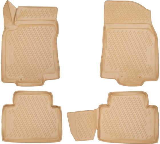 Изображение товара Коврики в салон Element NISSAN X-Trail 03/2015-, 3D, 4 шт. CARNIS00059b