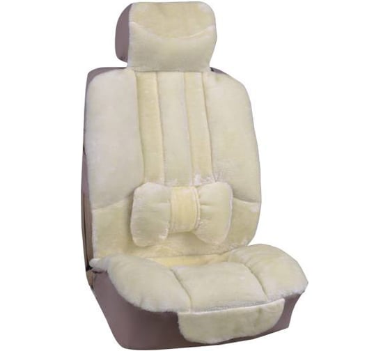 Изображение товара Чехлы на сиденья SKYWAY меховые, искусственный мутон, 5 предметов S03001041