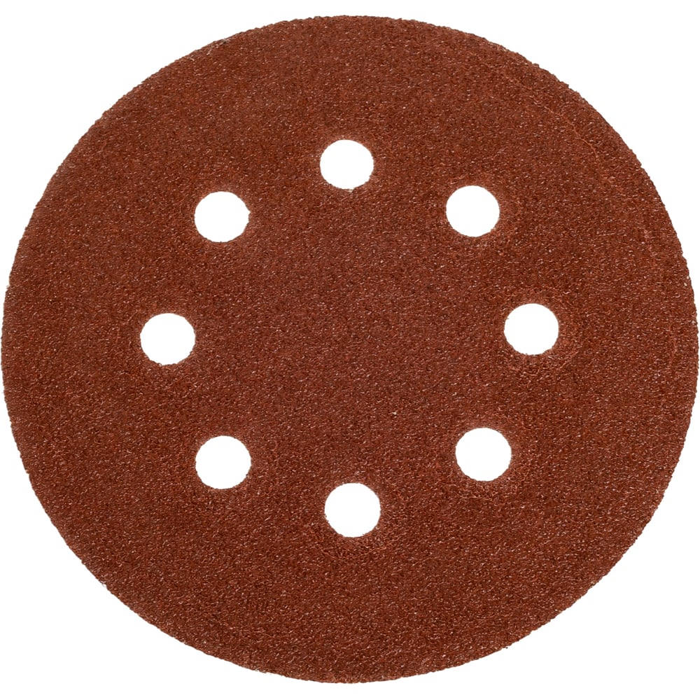 Изображение товара Круги шлифовальные на липучке 125 мм P80, 100 шт Vitatools R-125-P80-100-8