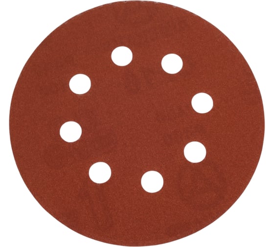 Изображение товара Круги шлифовальные на липучке 125 мм, P400, 100 шт Vitatools R-125-P400-100-8