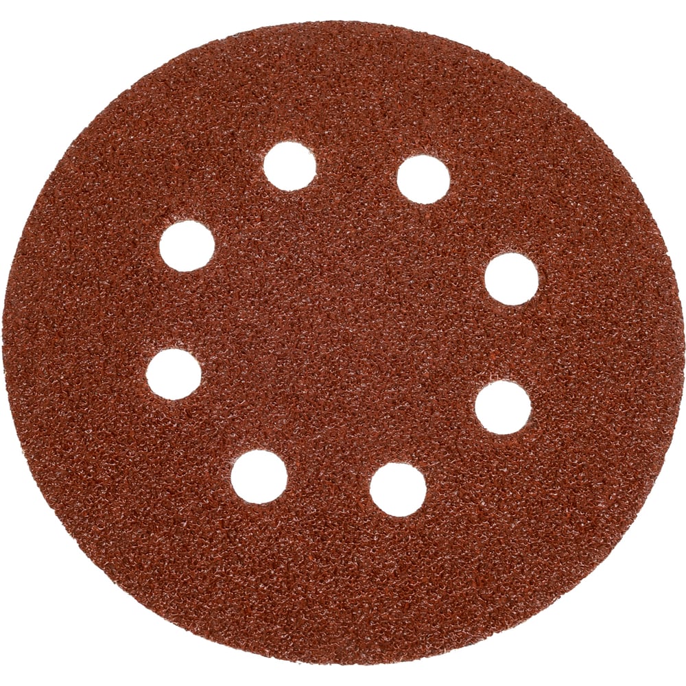 Изображение товара Круги шлифовальные на липучке 125 мм P40 100 шт Vitatools R-125-P40-100-8