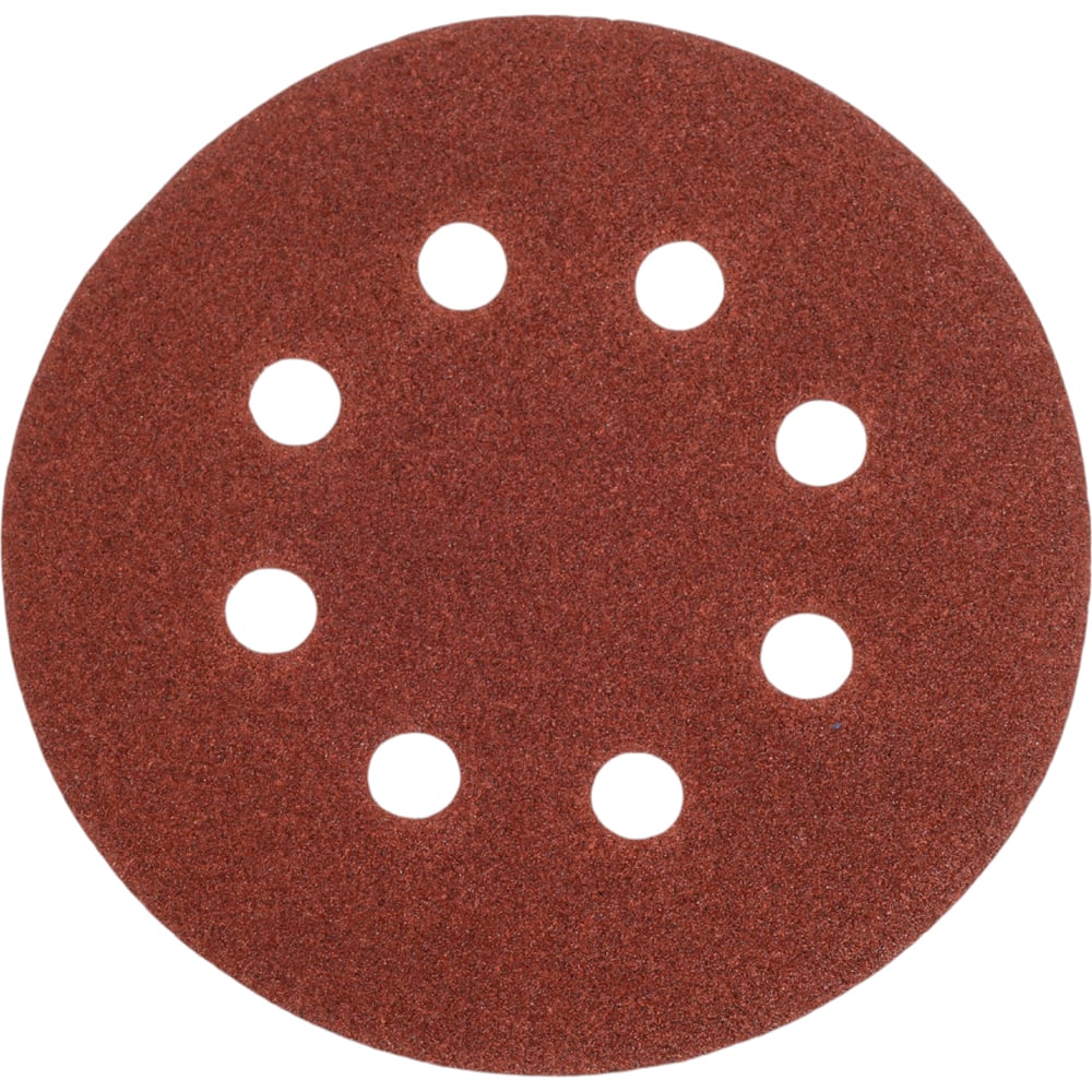 Изображение товара Круги шлифовальные на липучке 125 мм P100, 100 шт Vitatools R-125-P100-100-8