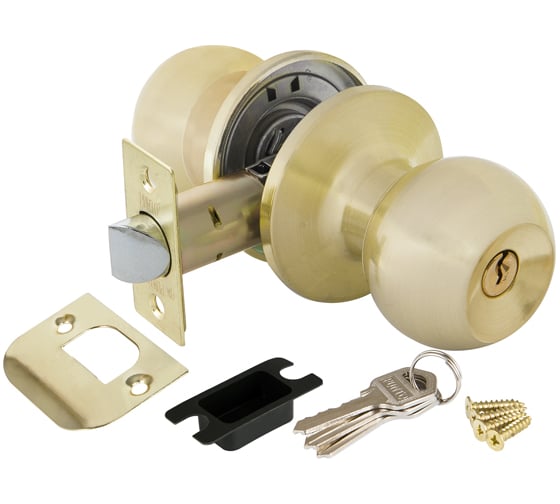 Изображение товара Ручка защелка PUNTO 6072 SB-E кл./фик. мат. золото 25229