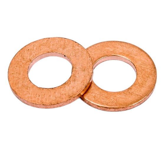 Изображение товара Медная шайба HIMPT 10 шт, 6x12x1.0 00-00016149