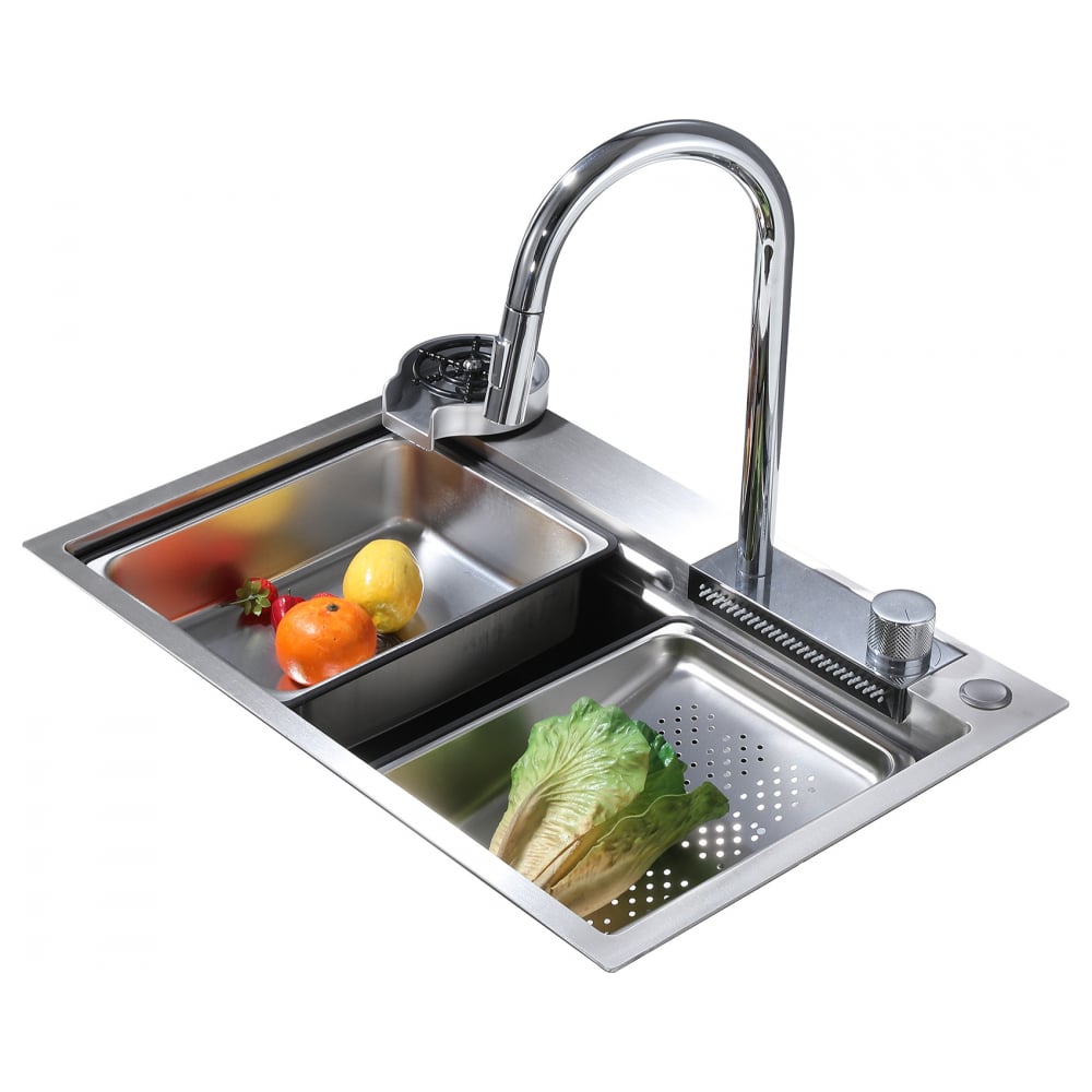 Изображение товара Кухонная мойка ABBER Wasser Kreis хром AF2194 из нержавеющей стали