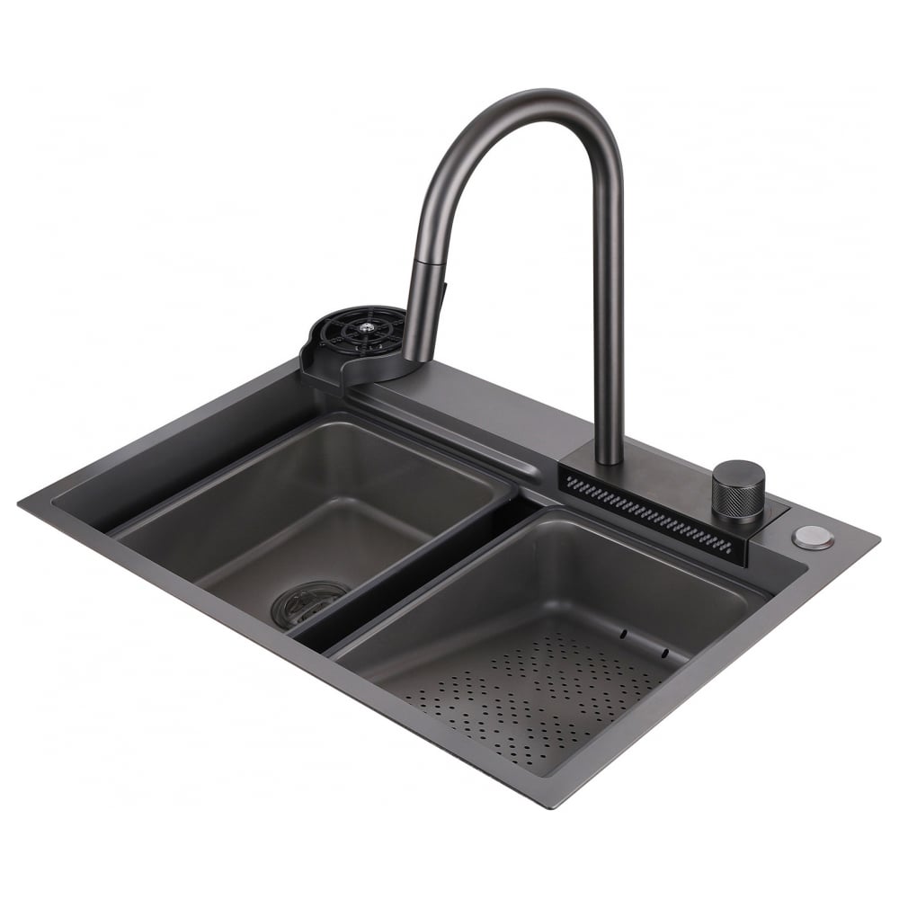 Изображение товара Кухонная мойка ABBER Wasser Kreis никель AF2194NG