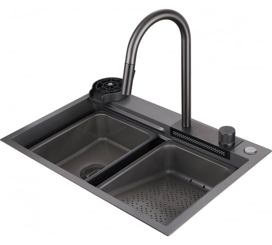 Изображение товара Кухонная мойка ABBER Wasser Kreis никель AF2194NG