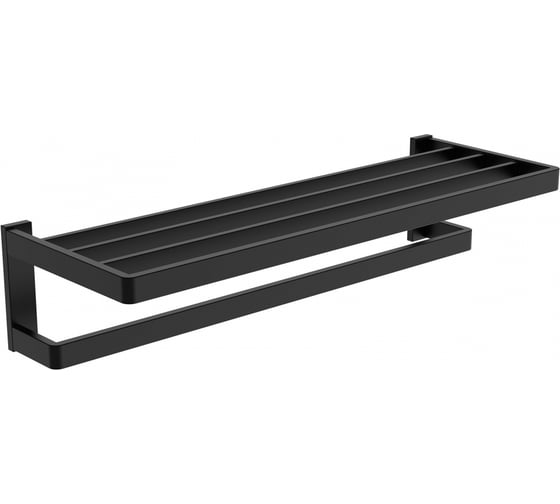 Изображение товара Полка для полотенец ABBER Westen черная матовая AA1758B