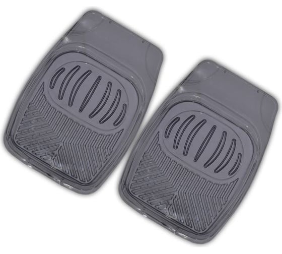 Изображение товара Коврик салона SKYWAY Rain-1 2 предмета, ванночка, виниловый, черный, прозрачный S01701015