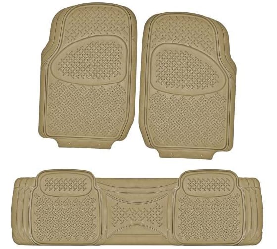 Изображение товара Коврик салона SKYWAY Hot-3 3 предмета, полиуретановый, бежевый S01702002