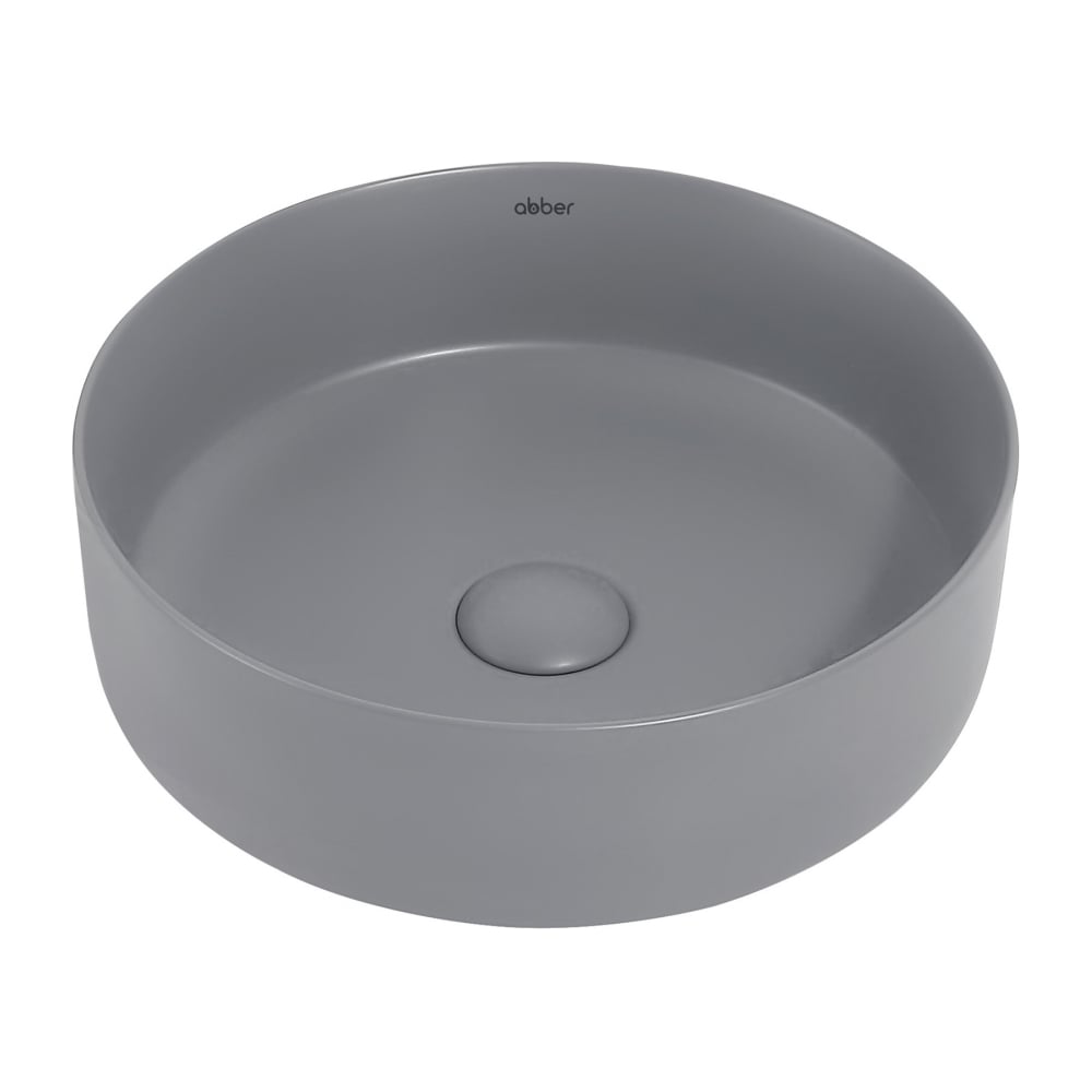 Изображение товара Накладная раковина ABBER Bequem серая матовая AC2108MG современная форма