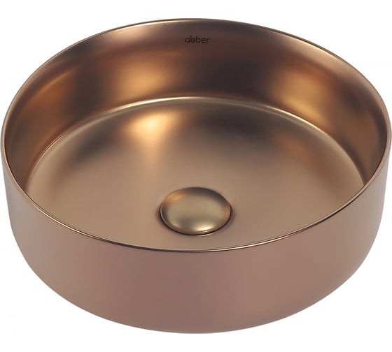 Изображение товара Накладная раковина ABBER Bequem розовое золото матовое AC2108MRG