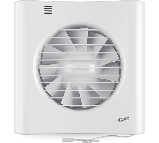 Изображение товара Вентилятор РВС 125 сеат энергосберегающий, 17 вт, 28 дб, 177 м3/ч, шнурковый выключатель 10220141