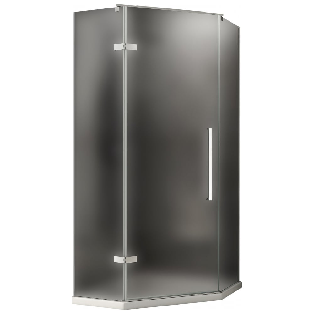 Изображение товара Душевой уголок ABBER Ewiges Wasser AG05090M пятиугольный со стеклянными матовыми шторками